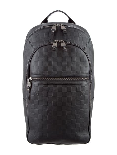 louis vuitton michael damier infini backpack|louis vuitton checkered backpack.